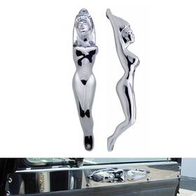 C5036-3 United Pacific Chrome Lady Shape Grab Handle
