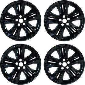 Arfh-865 Upgrade Your Auto Set Of 4 18 Inch 5 Split Spoke Wheel Skins For Ford Edge Inches Gloss Black