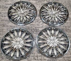 Upgrade Your Auto Vieh0285 Set Of 4 Chrome 17 Inch Wheel Covers / Hubcaps 15-spoke Design
