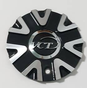 208-2085-al Vct 208-2085/2285-al 1 Custom Wheel Center Cap Gravano Blk #208-2085-al Screws Not Included