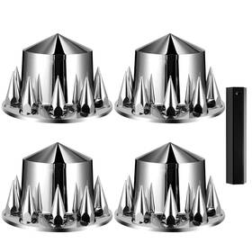 Rl-lg005 Vevor 197988773917 Rear Axle Wheel Covers Spiked Cover For Semi Truck Electroplate
