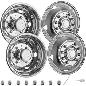 Vevor 601285880556 19.5 Wheel Simulators Stainless Steel Fit Ford F450 F550 2wd Dually 2005-2020