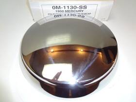 0m1130ss Vintique Mercury Merc Polished Stainless Steel Hubcap 1950 11 Inch Inside Diameter