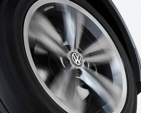 000-071-213-c Volkswagen Genuine Dynamic Wheel Center Caps