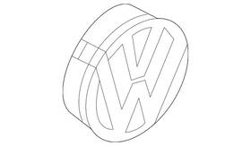 10a-601-171-awa Volkswagen Genuine Center Cap