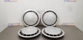 255601149a7zv Volkswagen 1986 Vanagon 14 Inch Wheel Cover Hub Cap Set Of Four Silver