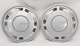3056011551 Volkswagen Two Hubcaps Wheel Covers 1987-1990 Vw Fox 13 Inch