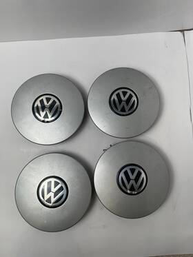 Volkswagen 6no-601-149-e Oem Vw Polo Wheel Center Caps Set Of 4 1j0 601 149 E Silver