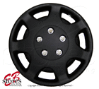 Wc-14b107 Generic Hubcaps Style Matte Black Set Inch Rim Wheel Skin