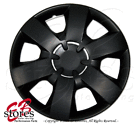 Wc-14b226 Generic Hubcaps Style Matte Black Set Inch Rim Wheel Skin