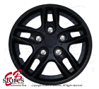 Wc-14b515 Generic Matte Black Inch Hubcap Wheel Rim Skin Cover Hub