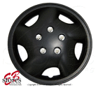 Wc-14b852 Generic Matte Black Inch Hubcap Wheel Rim Skin Cover Hub