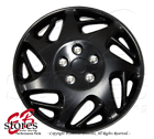 Wc-15b007b Generic Matte Black Inch Hubcap Wheel Rim Skin Cover Hub