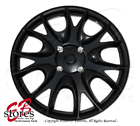 Wc-15b533 Generic One Set Of Matte Black Inch Rim Wheel Skin