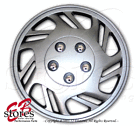 Wc1p-15s126 Unbranded Inches Hubcap Style Qty Of Inch Wheel Rim Skin