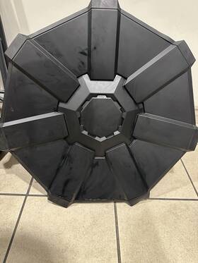 Wca-189 West Coast Wheel Accessories Cyber Truck Hubcap 20 Inch Diameter Covers Use In Good Conditions
