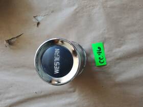 99-2656 Western Chrome Custom Aftermarket Push Thru Center Cap Used