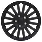 Wh521-14c-b Pilot Automotive Universal Black Abs Plastic Indy Wheel Tire Rim