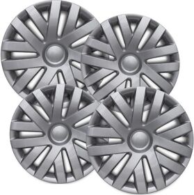 103816s Wheel Covers Hubcaps Fits 2011-2016 Toyota Corolla 16inch Silver 10 Spoke Set Of 4