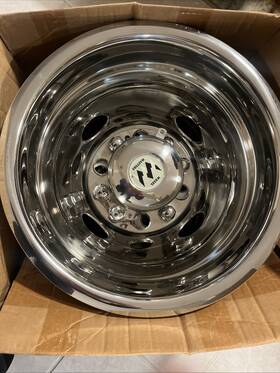 Wheel Masters F53 F450 10 16 Lug Ford 1988-1998 Inch Set Rear Duel Simulators . By Master. Used