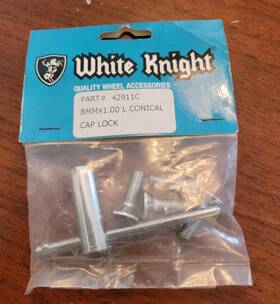 White Knight 42911c Center Cap Screw Kit 1 8mm X Inch L Fits 1990s Custom Wheels