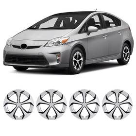 Wja-5129-15 Winjet 4 Pack 15 Inch Hubcaps Wheel Rim Cover For 2010-2015 Toyota Prius Fit Alloy Wheels