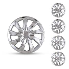 Wolfstorm 14 In/15 In/16in/17in Inch 15 16 17 4pcs Wheel Covers Snap On Hub Caps For Mitsubishi Honda Hyundai