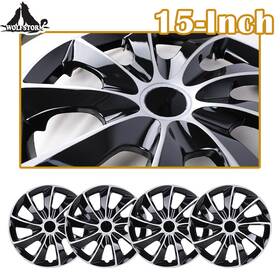 Wj-5084-dp-15 Wolfstorm 165 Inch Universal Wheel Rims Cover Snap On Car Truck Suv 16-inch Hubcaps Set Of 4