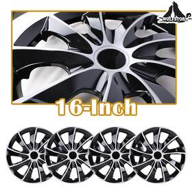 Wj-5084-dp-16 Wolfstorm 16 Inch Universal Wheel Rims Cover Snap On Car Truck Suv 16-inch Hubcaps Set Of 4
