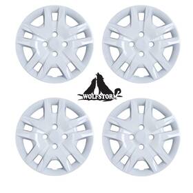 Wj-5135-e-16 Wolfstorm R16 Hubcaps For 2007-2012 Nissan Sentra Wheel Rims Covers Snap On Steel Wheels 4