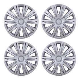 Wolfx 13 In/14 In/15 In/16 Inch 14 15 16 4pcs Wheel Covers Snap On Hub Caps For Dodge Ford Volkswagen Kia