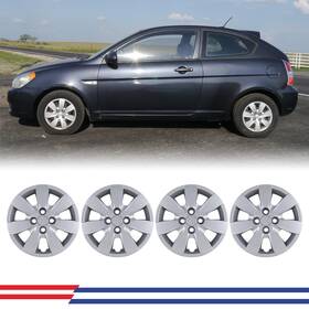Wj-5089g Wolfx 14 Inch Wheel Covers Hubcaps For 2008-2011 Hyundai Accent Sedan /hatchback Set Of 4