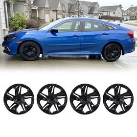 Wj-5103-16 Wolfx 16 Inch Hubcap Wheel Rims Covers For 2016-2025 Honda Civic Sedan 16ftft Steel