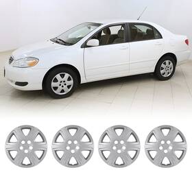 Wj-5108-15 Wolfx 15 Inch Hubcap Wheel Covers For 2005-2008 Toyota Corolla 15ftft Steel Rim
