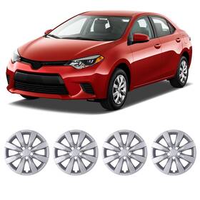 Wj-5110-16 Wolfx 16 Inch Hubcap 16inch Wheel Rims Covers Snap On For 2009-2019 Toyota Corolla