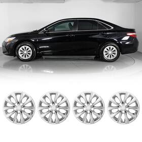 Wj-5114-c-16 Wolfx Set Of 4 Chrome For 2015-2017 Toyota Camry Sedan 16 Inch Hubcaps Wheel Covers Kits