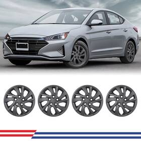 Wj-5119-bp-15 Wolfx 15 Inch Wheel Covers Hub Caps For 2017-2020 Hyundai Elantra Sedan 15ftft Rim