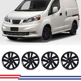 Wj-5133-bl-15 Wolfx 15 Inch Hubcap Wheel Covers For 2013-2021 Nissan Nv200 15ftft Steel Rim