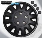 Wsc-738b15 Unbranded Wheel Rims Skin Cover Inch Matte Black Hubcap Inches