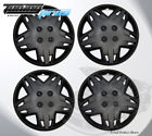 Wsc3-509b14 Unbranded Matte Black Inches Pop On Hubcap Wheel Rim Skin