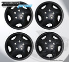 Wsc3-852b14 Unbranded Matte Black Inches Pop On Hubcap Wheel Rim Skin