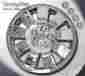Wsce-721c16 Generic 16 Inch Chrome Hubcaps Wheel Skin Cover Rim Inches Abs Plastic Hubcap 4pc Style B721
