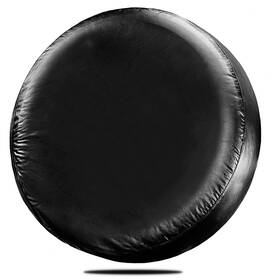 Lbk8ti12zy Wssrogy 16 Inch Pu Leather Soft Trailer Spare Tire For 29 -31 Black