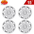 Wya000007 Yitamotor Pair Inch Hupcaps Silver Plastic Universal Full 659514702889
