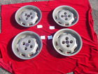Xkc3296 Unbranded Vg Used Road Wheel Covers Triumph On Silver Plastic