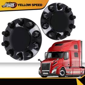 Yew95665 Yellowspeed Pair Front Wheel Covers Hub Axle Semi Plastic Abs 33mm Nut