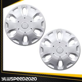 V-02etn1276asl2 Ylwspeed20 2x 15 Inch Wheel Covers Full Rim Hub Cap Fit For 2010-2013 Ford Transit Connect Van