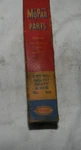 1955-1958 Plymouth Dodge Water Pump Shaft & Bearing 1634817 Nos. Fixed Price $19.49.