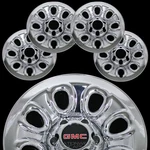 Set Of 4 Gmc 1500 6 Lug 17" Chrome Wheel Skins Rim Simulators Hub Caps Covers. Fixed Price $89.99.