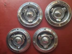 1964 1965 Dodge Polara Coronet Monaco Hubcap Spinner Set Of Four Chrome Black. Fixed Price $179.99.